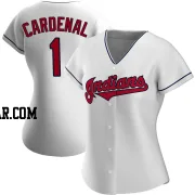 Jose Cardenal Women's Cleveland Guardians White Authentic Home Jersey