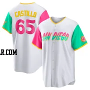 Jose Castillo Men's San Diego Padres White Replica 2022 City Connect Jersey