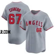 Jose Cisnero Men's Los Angeles Angels Gray Limited Away Jersey