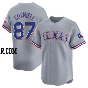 Jose Corniell Men's Texas Rangers Gray Limited Away Jersey