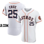 Jose Cruz Jr. Men's Houston Astros White Authentic 2022 World Series Champions Home Jersey