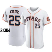 Jose Cruz Jr. Men's Houston Astros White Authentic 2022 World Series Home Jersey