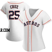 Jose Cruz Jr. Women's Houston Astros White Authentic Home Jersey