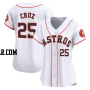 Jose Cruz Jr. Women's Houston Astros White Limited Home Jersey