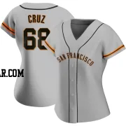 Jose Cruz Women's San Francisco Giants Gray Authentic Road Jersey