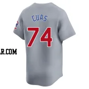 Jose Cuas Men's Chicago Cubs Gray Limited Road Jersey