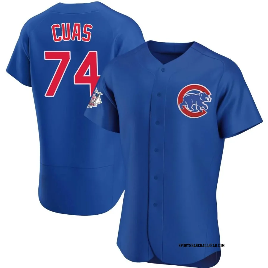 Jose Cuas Men's Chicago Cubs Royal Authentic Alternate Jersey