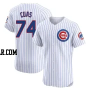 Jose Cuas Men's Chicago Cubs White Elite Home Jersey