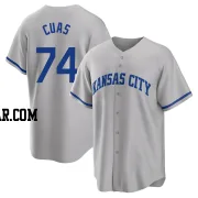 Jose Cuas Men's Kansas City Royals Gray Replica 2022 Road Jersey