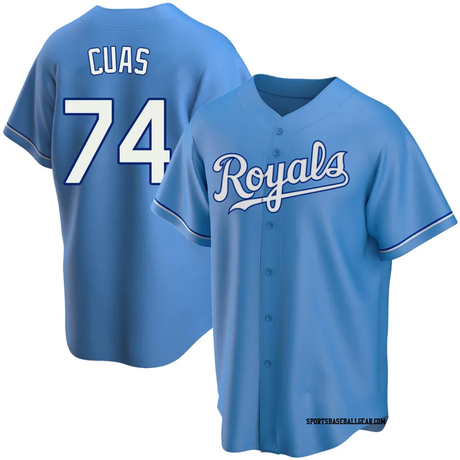 Jose Cuas Men's Kansas City Royals Light Blue Replica Alternate Jersey