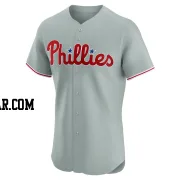 Jose Cuas Men's Philadelphia Phillies Gray Elite Road Jersey