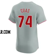 Jose Cuas Men's Philadelphia Phillies Gray Elite Road Jersey