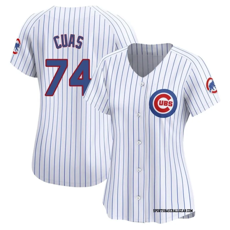 Jose Cuas Women's Chicago Cubs White Limited Home Jersey