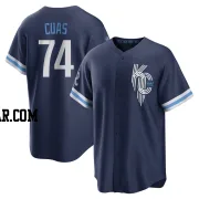 Jose Cuas Youth Kansas City Royals Navy Replica 2022 City Connect Jersey