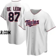 Jose De Leon Youth Minnesota Twins White Replica Home Jersey