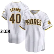 Jose Espada Men's San Diego Padres White Limited Home Jersey