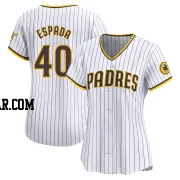 Jose Espada Women's San Diego Padres White Limited Home Jersey