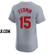 Jose Fermin Men's St. Louis Cardinals Gray Elite Road Jersey