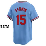 Jose Fermin Men's St. Louis Cardinals Light Blue Limited Cooperstown Collection Jersey