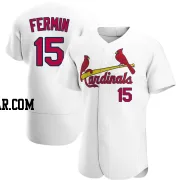 Jose Fermin Men's St. Louis Cardinals White Authentic Home Jersey