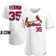 Jose Fermin Men's St. Louis Cardinals White Authentic Home Jersey