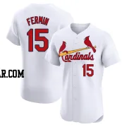 Jose Fermin Men's St. Louis Cardinals White Elite Home Jersey