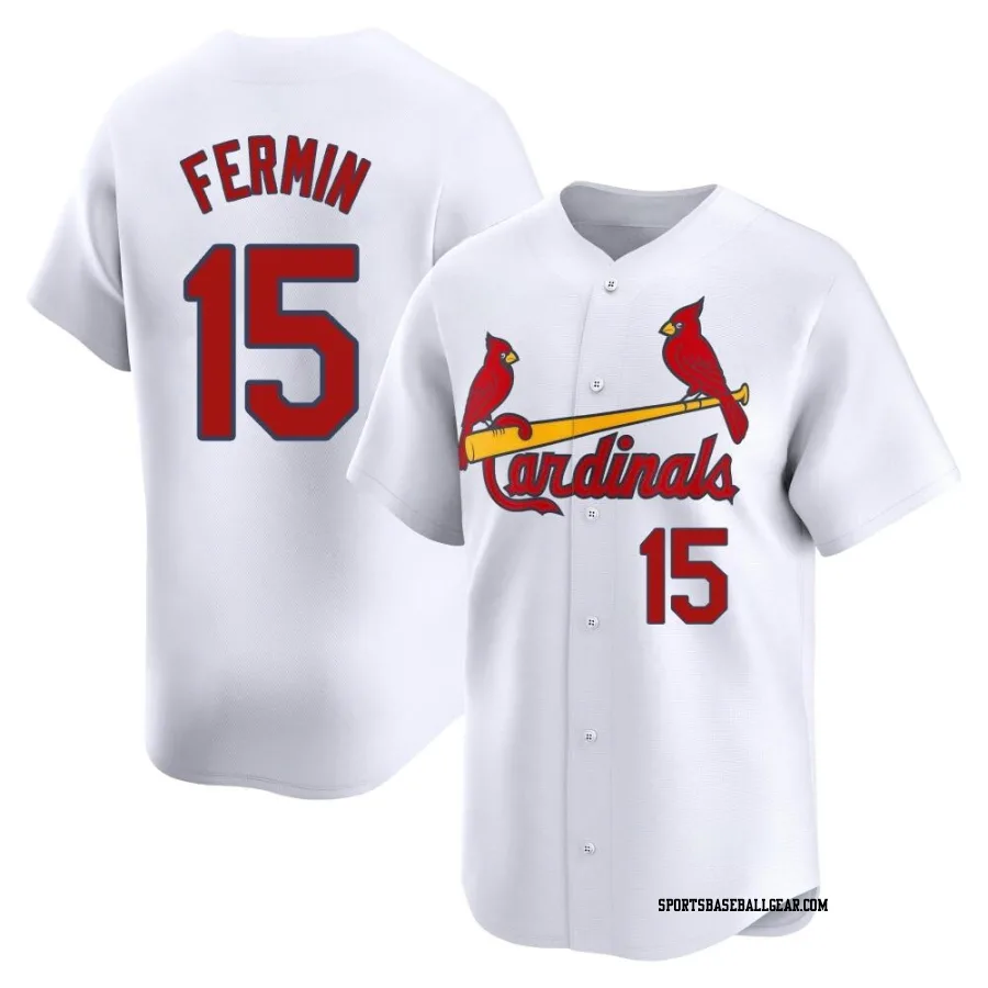 Jose Fermin Men's St. Louis Cardinals White Limited Home Jersey