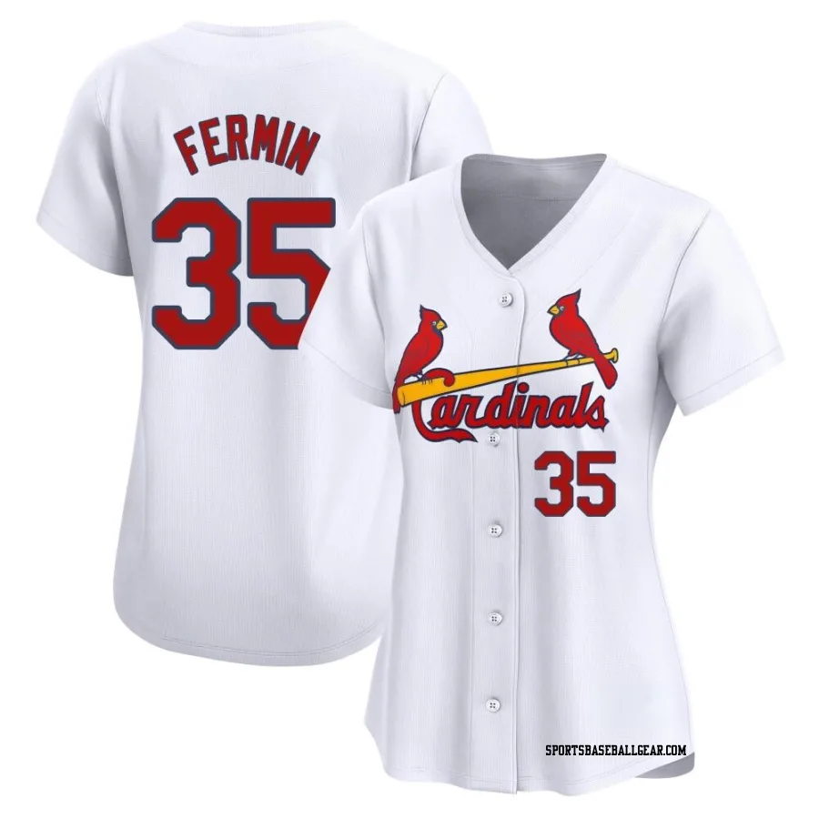 Jose Fermin Women's St. Louis Cardinals White Limited Home Jersey