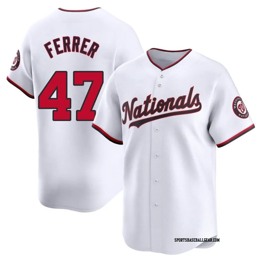 Jose Ferrer Youth Washington Nationals White Limited Home Jersey