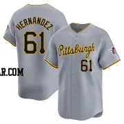 Jose Hernandez Men's Pittsburgh Pirates Gray Limited Away Jersey