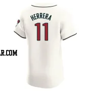 Jose Herrera Men's Arizona Diamondbacks Cream Elite Home Jersey