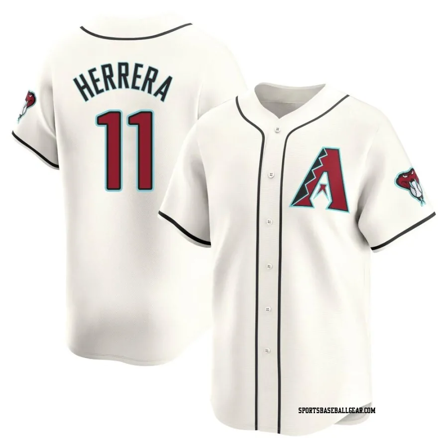 Jose Herrera Men's Arizona Diamondbacks White Limited Home Jersey