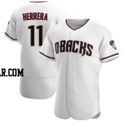 Jose Herrera Men's Arizona Diamondbacks White/Crimson Authentic Home Jersey