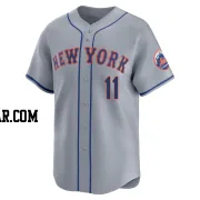 Jose Iglesias Men's New York Mets Gray Limited Away Jersey