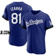 Jose Izarra Men's Los Angeles Dodgers Royal Authentic 2021 City Connect Jersey