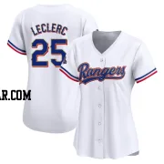 Jose Leclerc Women's Texas Rangers Gold Limited White 2024 Collection Jersey