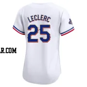 Jose Leclerc Women's Texas Rangers Gold Limited White 2024 Collection Jersey