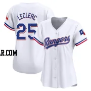 Jose Leclerc Women's Texas Rangers White Limited Home Jersey