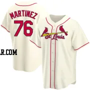 Jose Martinez Men's St. Louis Cardinals Cream Replica Alternate Jersey