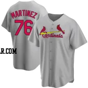 Jose Martinez Men's St. Louis Cardinals Gray Replica Road Jersey