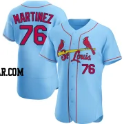 Jose Martinez Men's St. Louis Cardinals Light Blue Authentic Alternate Jersey