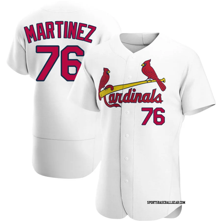 Jose Martinez Men's St. Louis Cardinals White Authentic Home Jersey