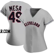 Jose Mesa Women's Cleveland Guardians Gray Authentic Road Jersey