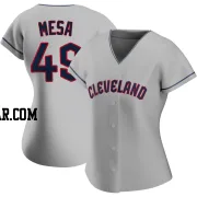 Jose Mesa Women's Cleveland Guardians Gray Authentic Road Jersey