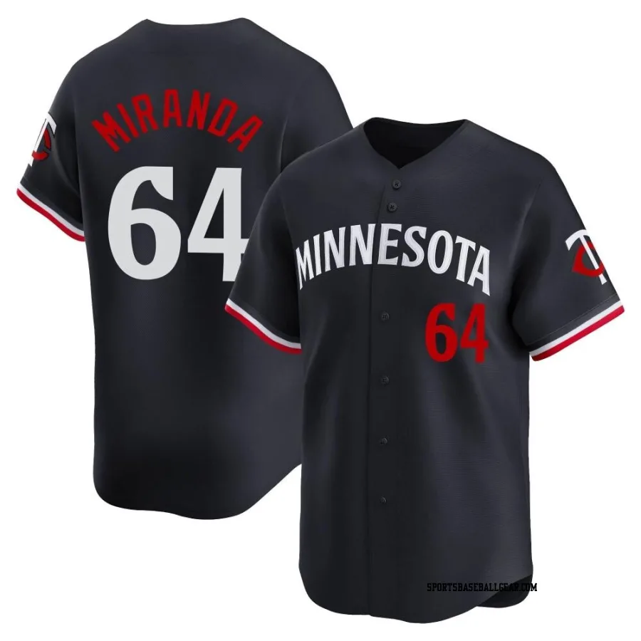 Jose Miranda Men's Minnesota Twins Navy Limited Alternate Jersey