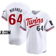 Jose Miranda Men's Minnesota Twins White Limited Home Jersey