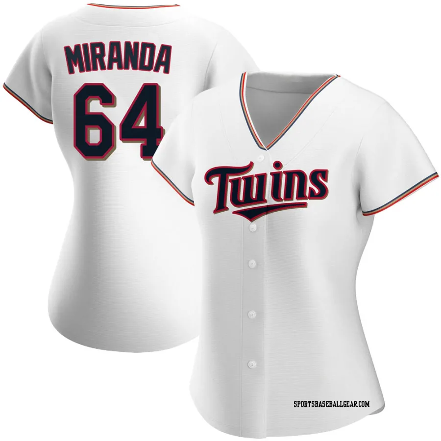 Jose Miranda Women's Minnesota Twins White Authentic Home Jersey