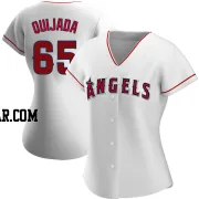 Jose Quijada Women's Los Angeles Angels White Authentic Home Jersey