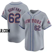 Jose Quintana Men's New York Mets Gray Limited Away Jersey