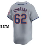 Jose Quintana Men's New York Mets Gray Limited Away Jersey